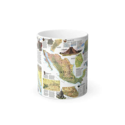 North America - A Traveller's Map of Mexico (1994) (Map) Color Changing Mug 11oz Default Title - Go Mug Yourself