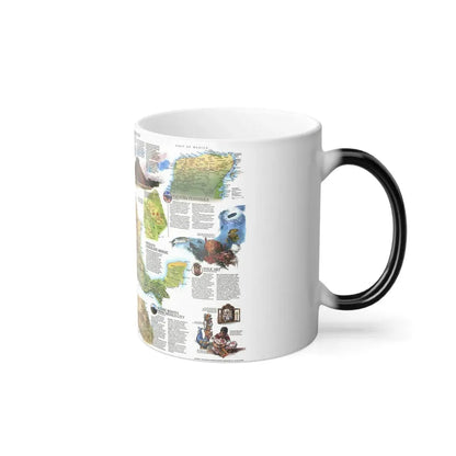 North America - A Traveller's Map of Mexico (1994) (Map) Color Changing Mug 11oz - Go Mug Yourself