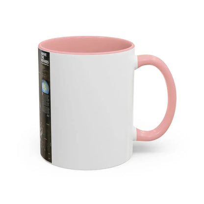 North America - Above the Rockies Through Digital Eyes (1995) (Map) Accent Coffee Mug - Go Mug Yourself