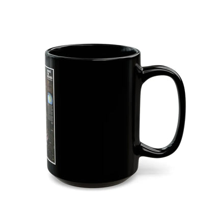 North America - Above the Rockies Through Digital Eyes (1995) (Map) Black Coffee Mug-Go Mug Yourself