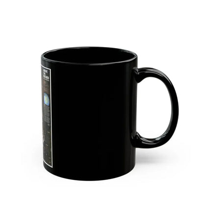 North America - Above the Rockies Through Digital Eyes (1995) (Map) Black Coffee Mug - Go Mug Yourself