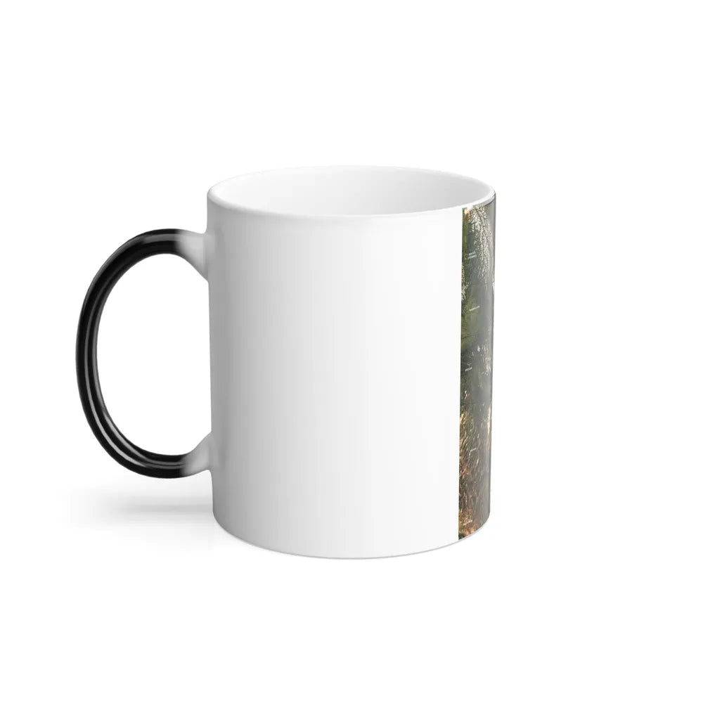 North America - Above the Rockies Through Digital Eyes (1995) (Map) Color Changing Mug 11oz-Go Mug Yourself