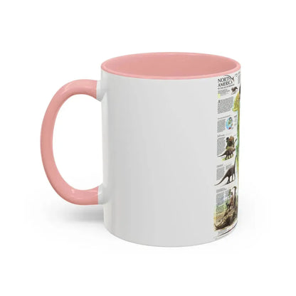 North America - Age of Dinosaurs (1993) (Map) Accent Coffee Mug - Go Mug Yourself