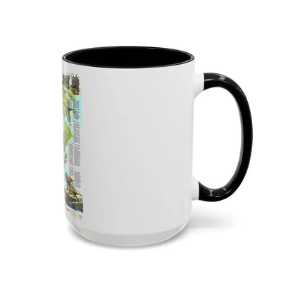 North America - Age of Dinosaurs (1993) (Map) Accent Coffee Mug - Go Mug Yourself