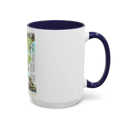 North America - Age of Dinosaurs (1993) (Map) Accent Coffee Mug - Go Mug Yourself