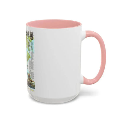 North America - Age of Dinosaurs (1993) (Map) Accent Coffee Mug - Go Mug Yourself