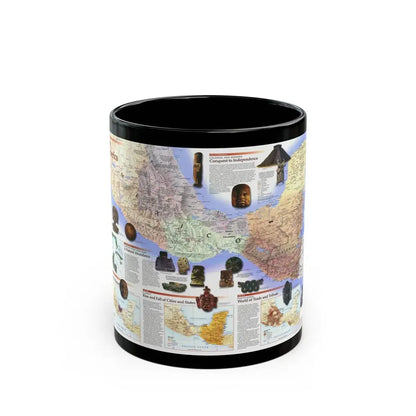 North America - Ancient Mesoamerica (1997) (Map) Black Coffee Mug 11oz - Go Mug Yourself