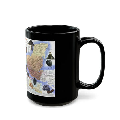 North America - Ancient Mesoamerica (1997) (Map) Black Coffee Mug - Go Mug Yourself