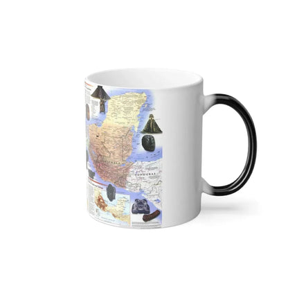 North America - Ancient Mesoamerica (1997) (Map) Color Changing Mug 11oz - Go Mug Yourself