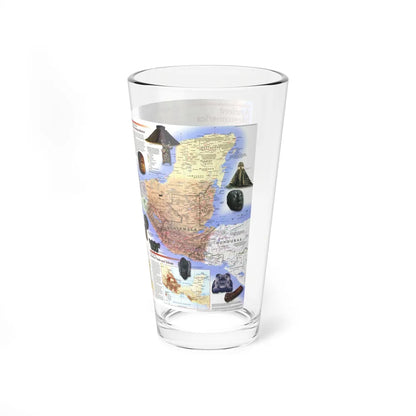 North America - Ancient Mesoamerica (1997) (Map) Pint Glass 16oz-Go Mug Yourself