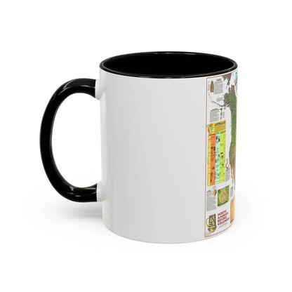 North America - Before Columbus (1972) (Map) Accent Coffee Mug - Go Mug Yourself