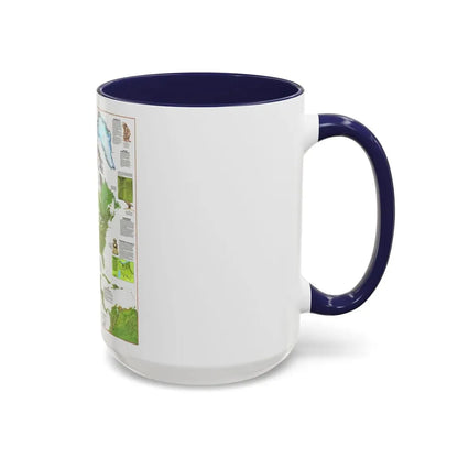North America - Before Columbus (1972) (Map) Accent Coffee Mug - Go Mug Yourself