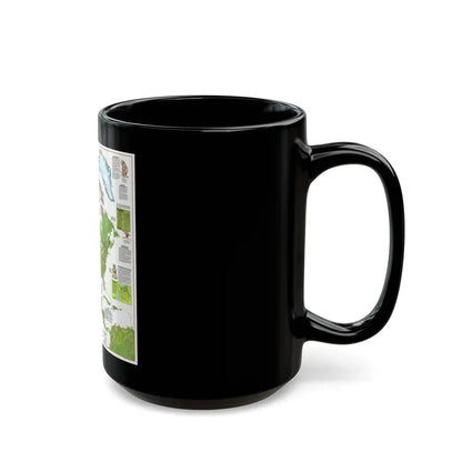 North America - Before Columbus (1972) (Map) Black Coffee Mug - Go Mug Yourself
