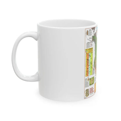 North America - Before Columbus (1972) (Map) White Coffee Mug-Go Mug Yourself