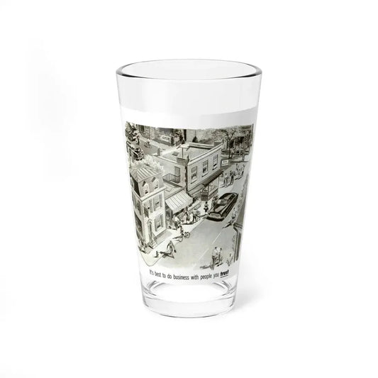 North America Companies ad, Collier's, September 13, 1952 (Magazine Illustration) Pint Glass 16oz 16oz - Go Mug Yourself