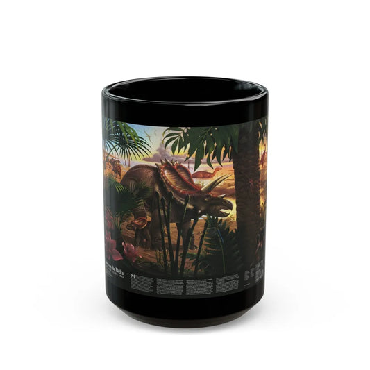 North America - Dawn on the Delta- 74mya (1993) (Map) Black Coffee Mug-15oz-Go Mug Yourself