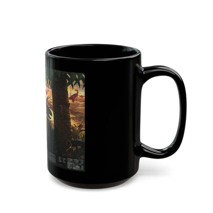 North America - Dawn on the Delta- 74mya (1993) (Map) Black Coffee Mug-Go Mug Yourself