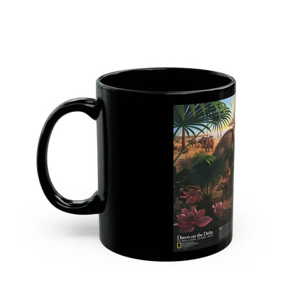 North America - Dawn on the Delta- 74mya (1993) (Map) Black Coffee Mug - Go Mug Yourself
