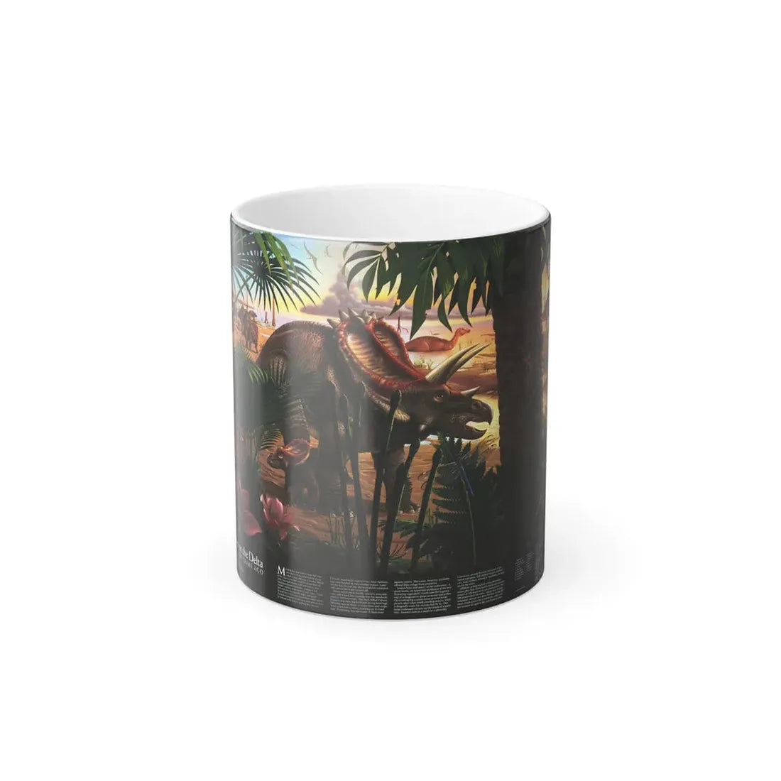 North America - Dawn on the Delta- 74mya (1993) (Map) Color Changing Mug 11oz Default Title - Go Mug Yourself