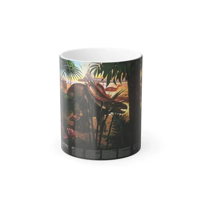 North America - Dawn on the Delta- 74mya (1993) (Map) Color Changing Mug 11oz Default Title - Go Mug Yourself