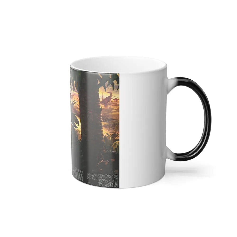 North America - Dawn on the Delta- 74mya (1993) (Map) Color Changing Mug 11oz-Go Mug Yourself