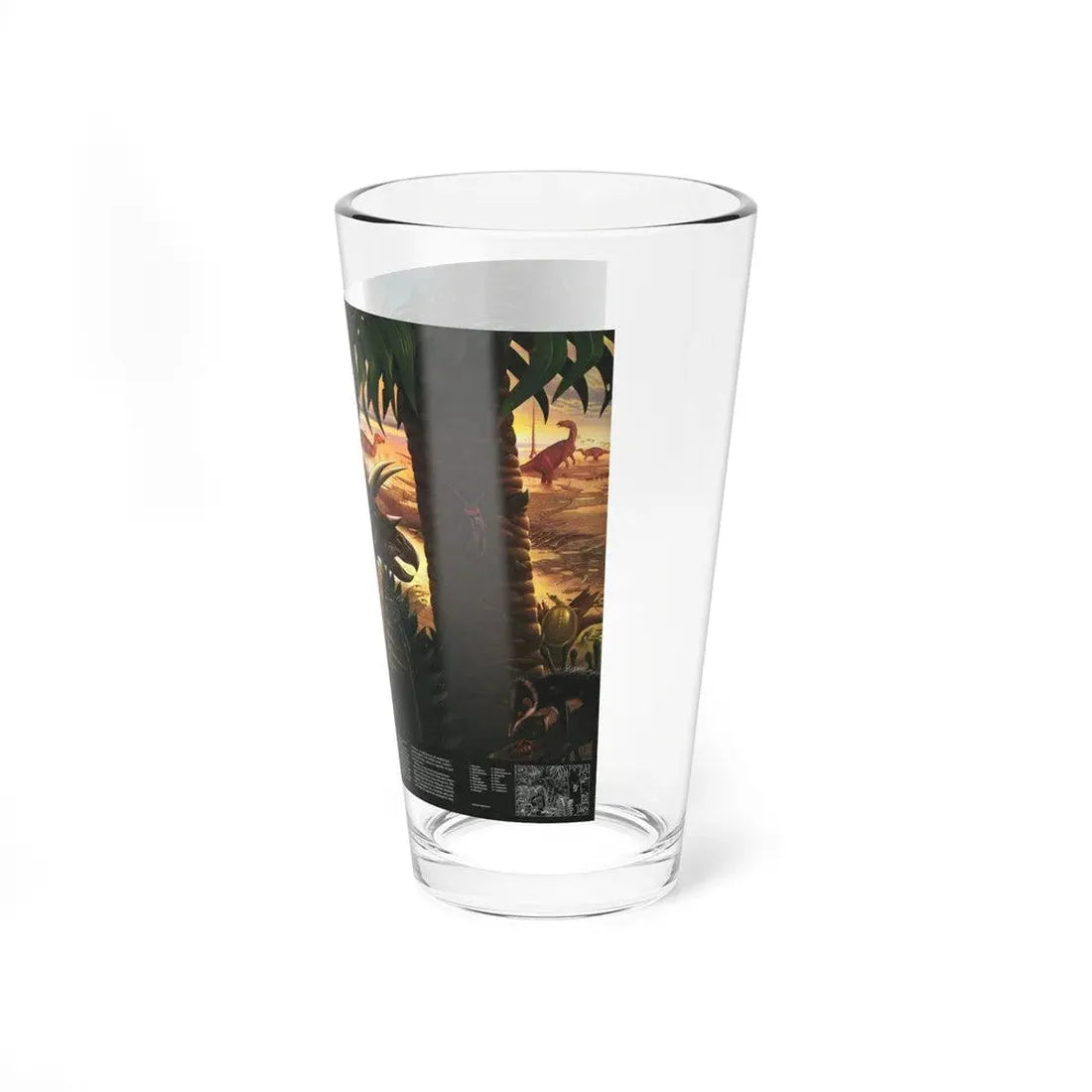 North America - Dawn on the Delta- 74mya (1993) (Map) Pint Glass 16oz - Go Mug Yourself