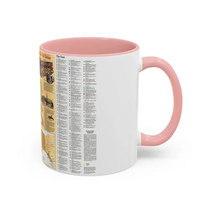 North America - Indian America - What You Can Visit Today (1991) (Map) Accent Coffee Mug - Go Mug Yourself
