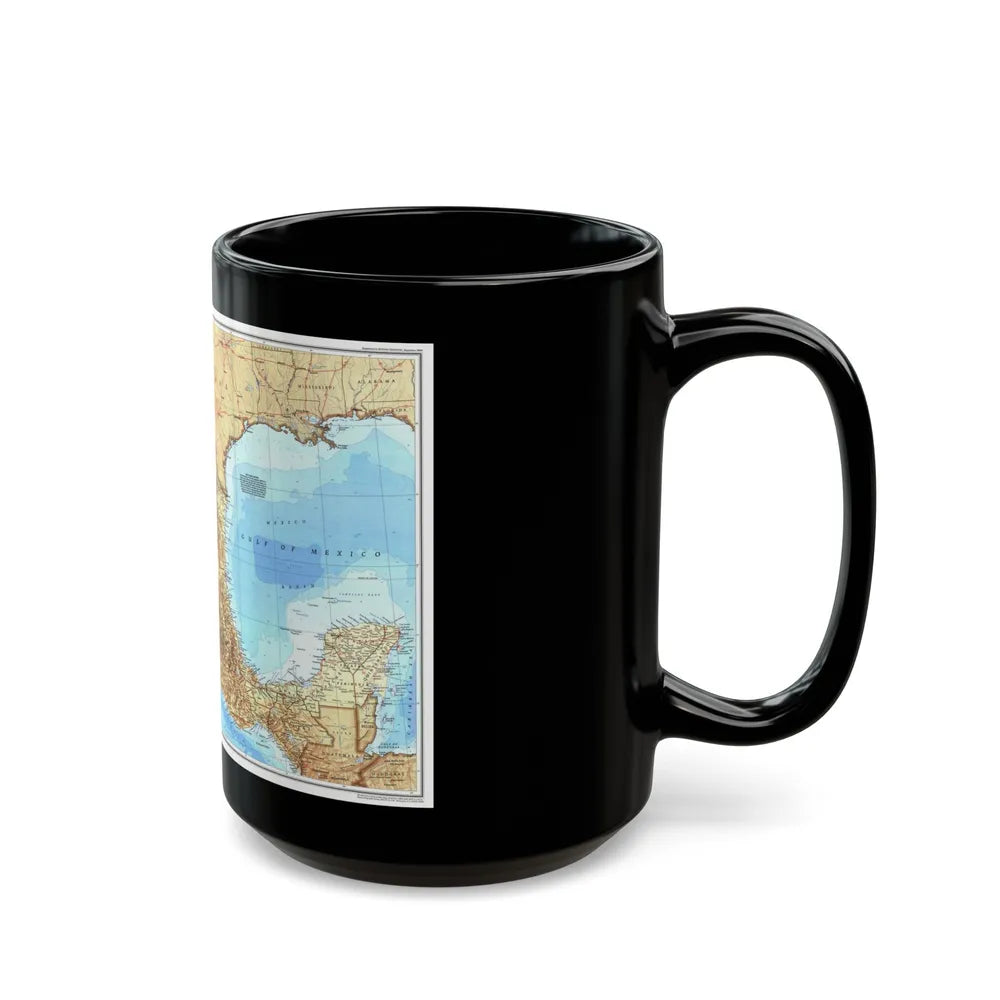 North America - Mexico (1994) (Map) Black Coffee Mug-Go Mug Yourself