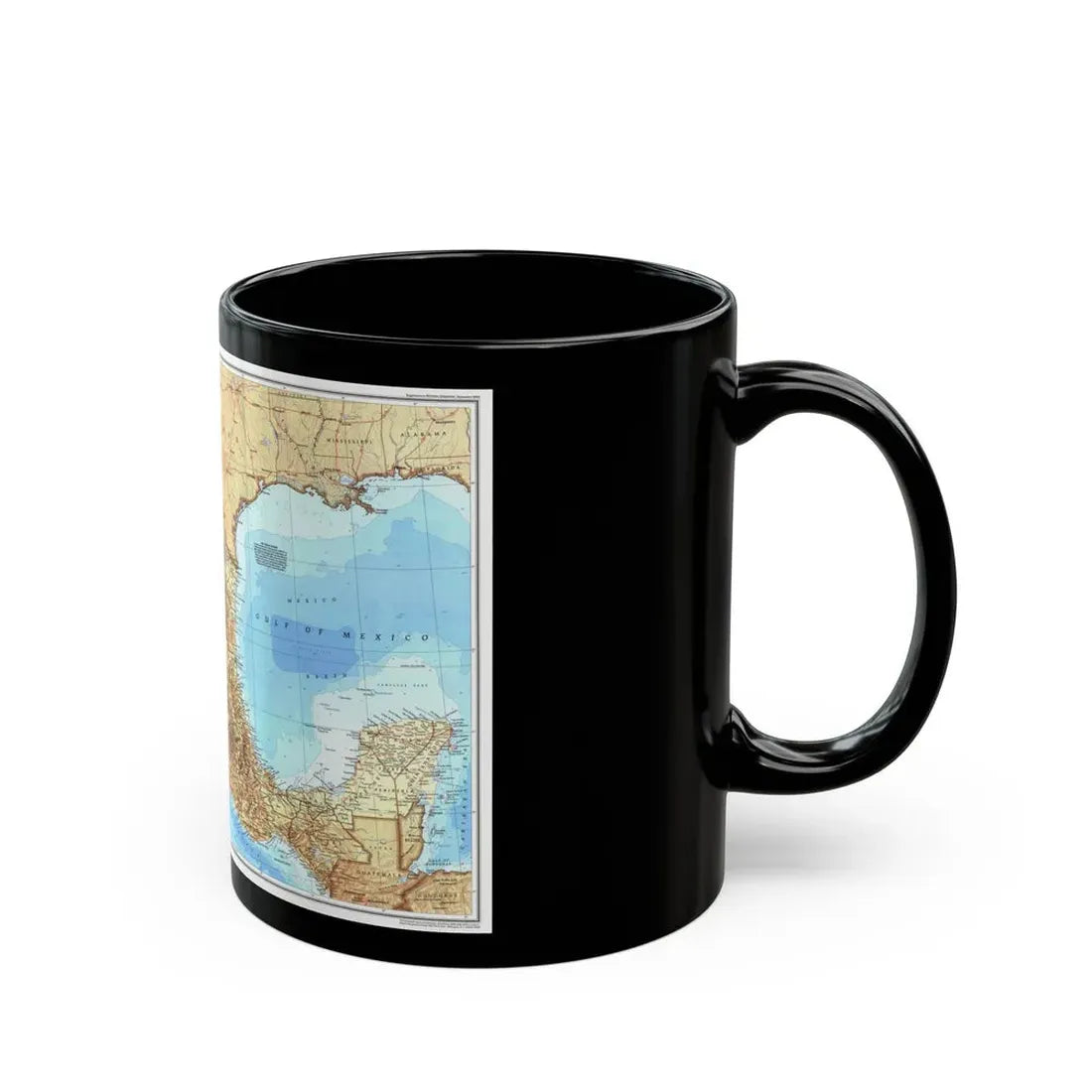 North America - Mexico (1994) (Map) Black Coffee Mug - Go Mug Yourself
