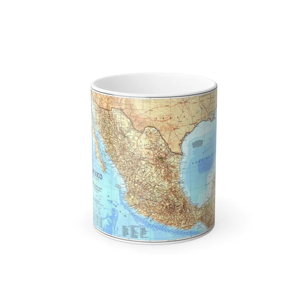 North America - Mexico (1994) (Map) Color Changing Mug 11oz-11oz-Go Mug Yourself