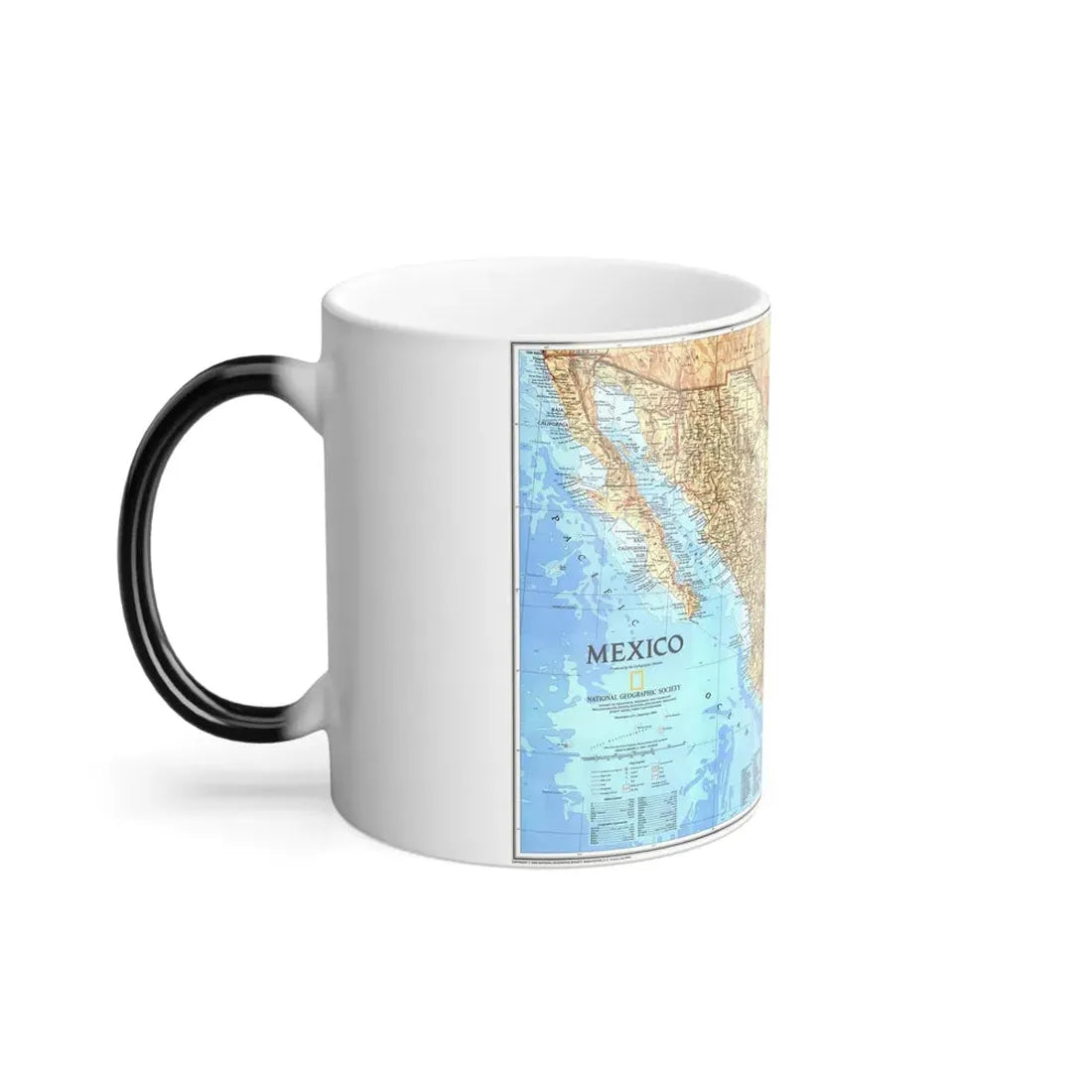 North America - Mexico (1994) (Map) Color Changing Mug 11oz - Go Mug Yourself