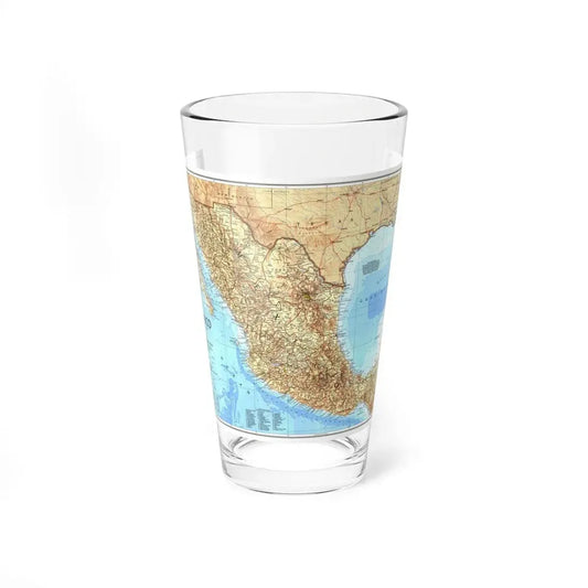 North America - Mexico (1994) (Map) Pint Glass 16oz 16oz - Go Mug Yourself