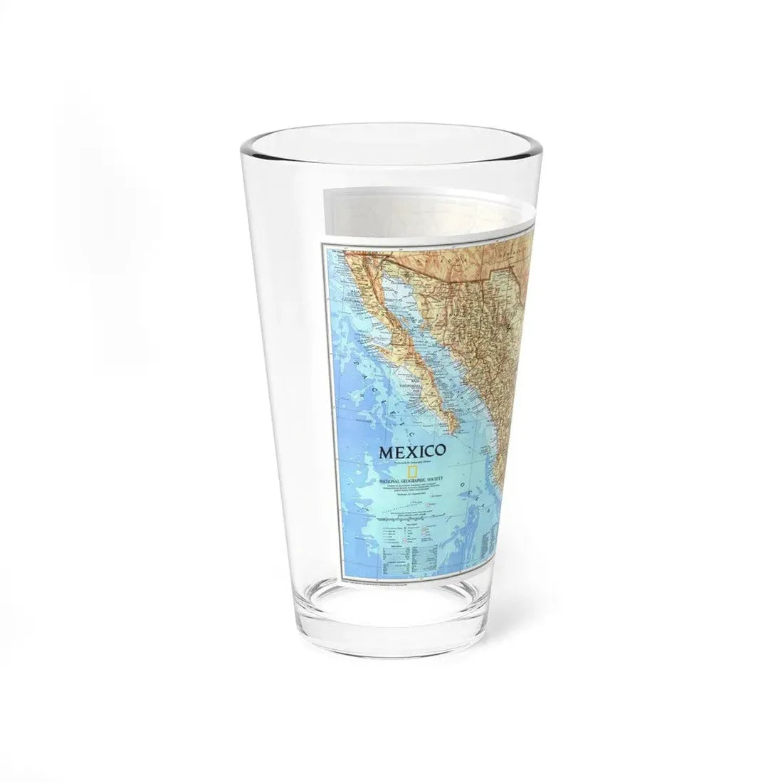 North America - Mexico (1994) (Map) Pint Glass 16oz - Go Mug Yourself