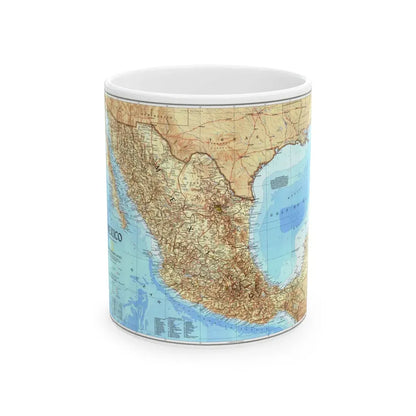 North America - Mexico (1994) (Map) White Coffee Mug 11oz - Go Mug Yourself
