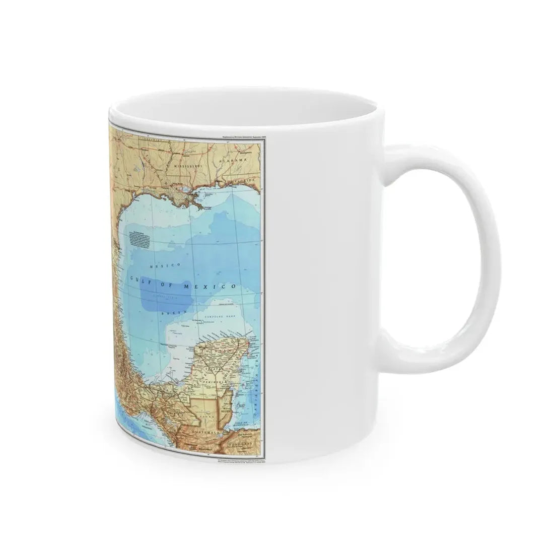 North America - Mexico (1994) (Map) White Coffee Mug - Go Mug Yourself