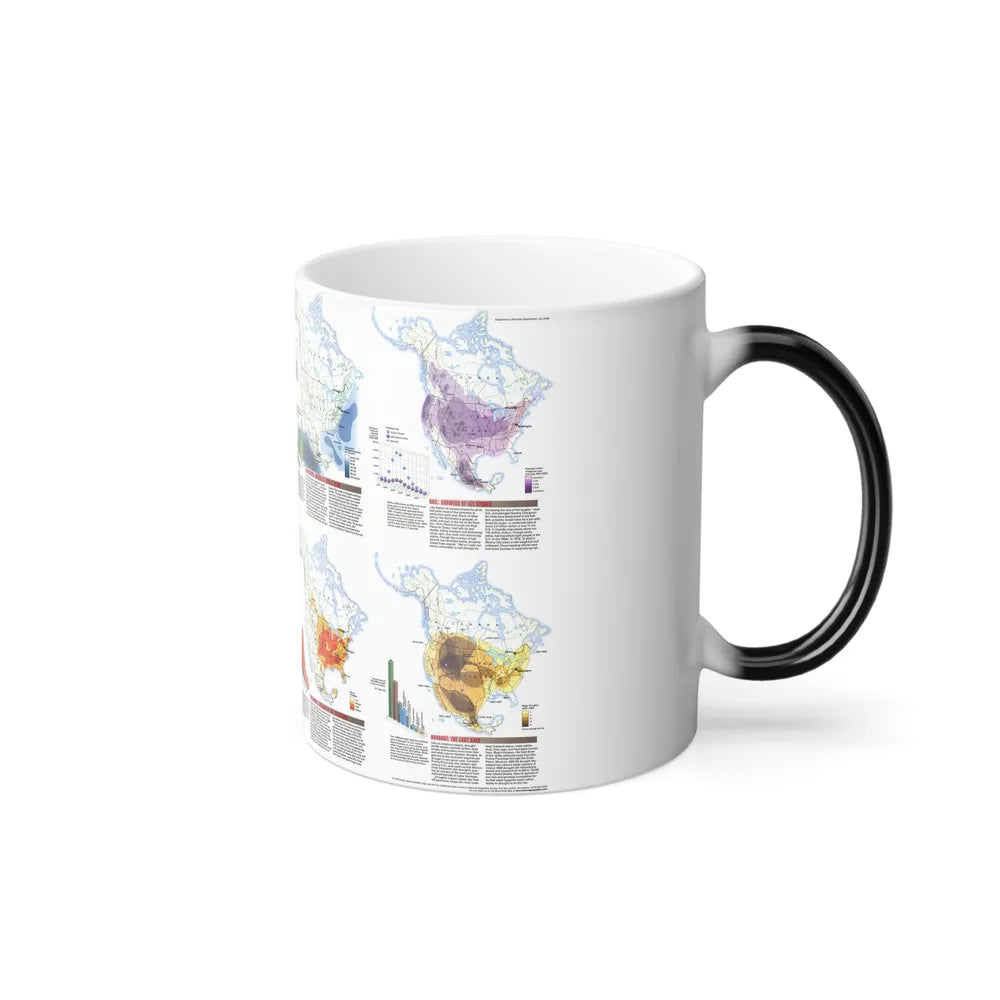 North America - Natural Hazards (1998) (Map) Color Changing Mug 11oz-Go Mug Yourself