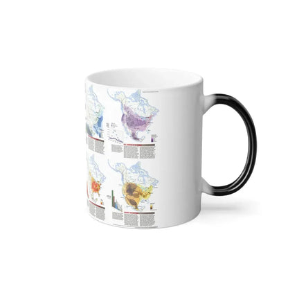 North America - Natural Hazards (1998) (Map) Color Changing Mug 11oz - Go Mug Yourself