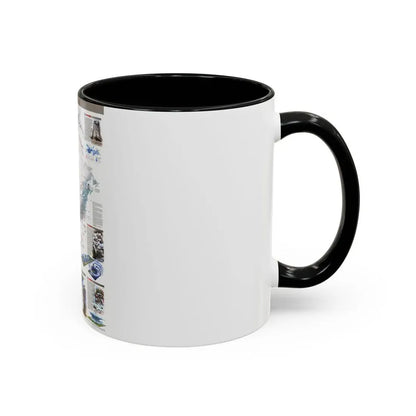 North America - Nature in Full Force (1998) (Map) Accent Coffee Mug - Go Mug Yourself