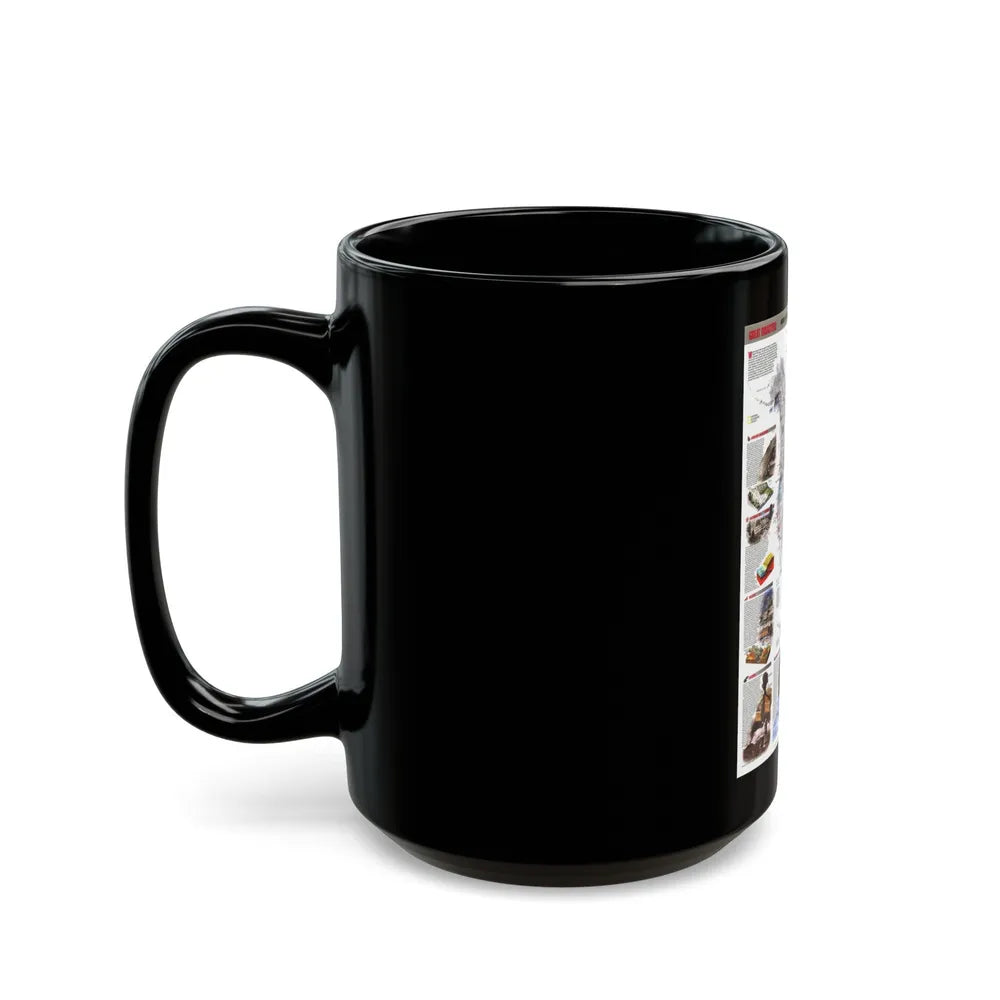 North America - Nature in Full Force (1998) (Map) Black Coffee Mug-Go Mug Yourself