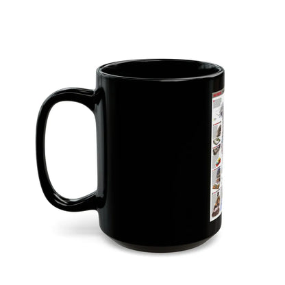 North America - Nature in Full Force (1998) (Map) Black Coffee Mug-Go Mug Yourself