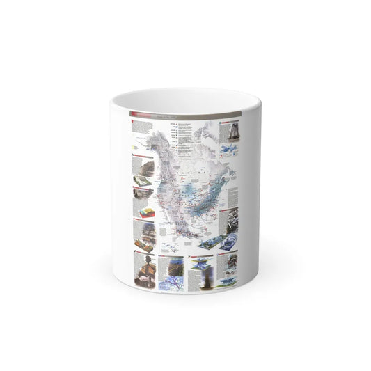 North America - Nature in Full Force (1998) (Map) Color Changing Mug 11oz-Go Mug Yourself
