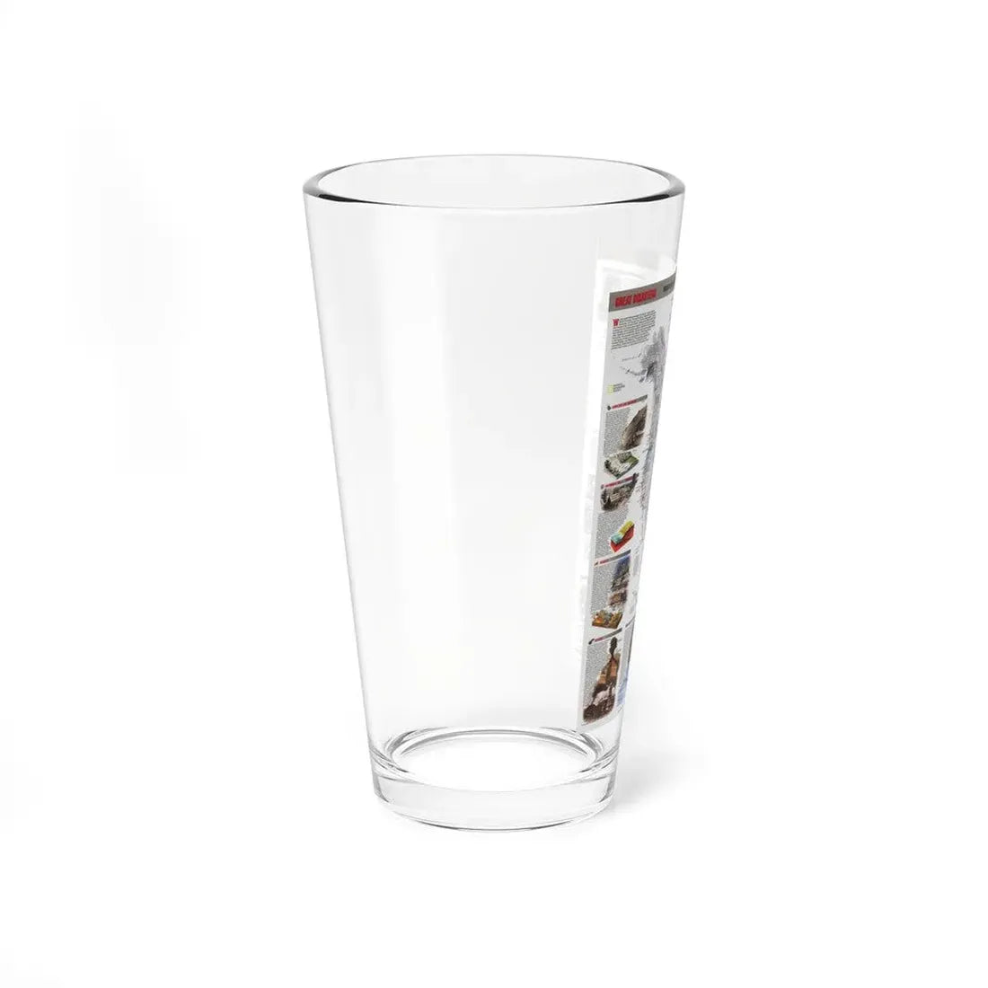 North America - Nature in Full Force (1998) (Map) Pint Glass 16oz - Go Mug Yourself