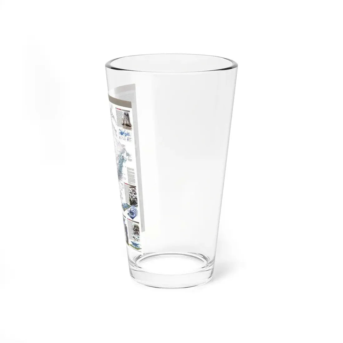 North America - Nature in Full Force (1998) (Map) Pint Glass 16oz - Go Mug Yourself