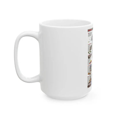 North America - Nature in Full Force (1998) (Map) White Coffee Mug - Go Mug Yourself