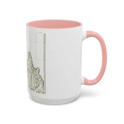North America - Part of the Coast (1898) (Map) Accent Coffee Mug - Go Mug Yourself