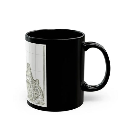 North America - Part of the Coast (1898) (Map) Black Coffee Mug - Go Mug Yourself