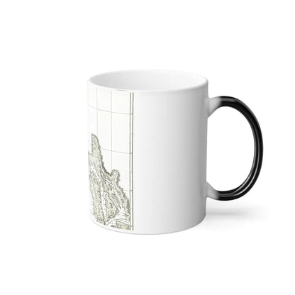 North America - Part of the Coast (1898) (Map) Color Changing Mug 11oz-Go Mug Yourself