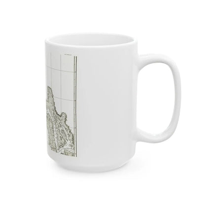 North America - Part of the Coast (1898) (Map) White Coffee Mug-Go Mug Yourself