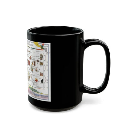 North America - The Ancient Maya World (1990) (Map) Black Coffee Mug - Go Mug Yourself