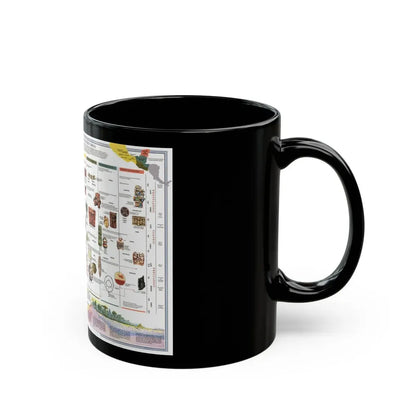 North America - The Ancient Maya World (1990) (Map) Black Coffee Mug - Go Mug Yourself
